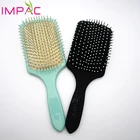 Top quality big handle nylon ball teeth paddle brush for hair with big airbag
