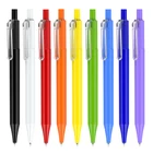plastic ballpoint pen advertising promotional click ball pen