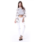 Floral Print Tops Open Shirt Style Kimono Cardigan
