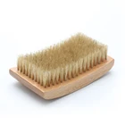 Wholesale oem wooden wave brush boar beard comb set