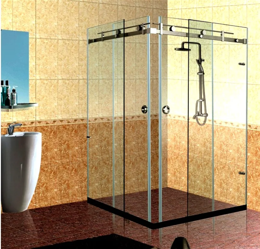 Waterproof Bathroom Shower Door Seal For 180 Degree Sliding