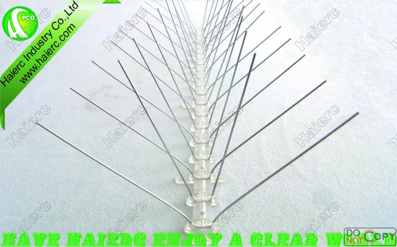all made of ss bird spikes plastic bird repellent device sound bird repeller new product