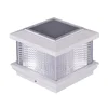 LOYAL solar powered solar panel LED outdoor fence capping fence lights solar 4x4 fence post caps