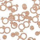NICRO Wedding Decoration Gold Paper Diamond Glitter Confetti