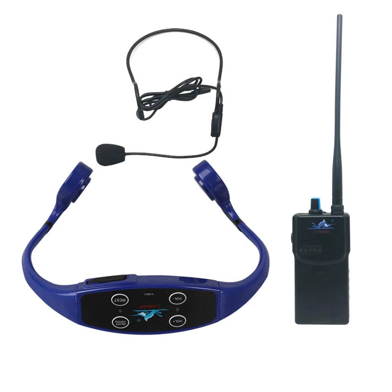 Hearing Aid Aquatic Sports Long Range 200m Swimming Training FM Communication Bone Conduction Headphone - ANKUX.COM