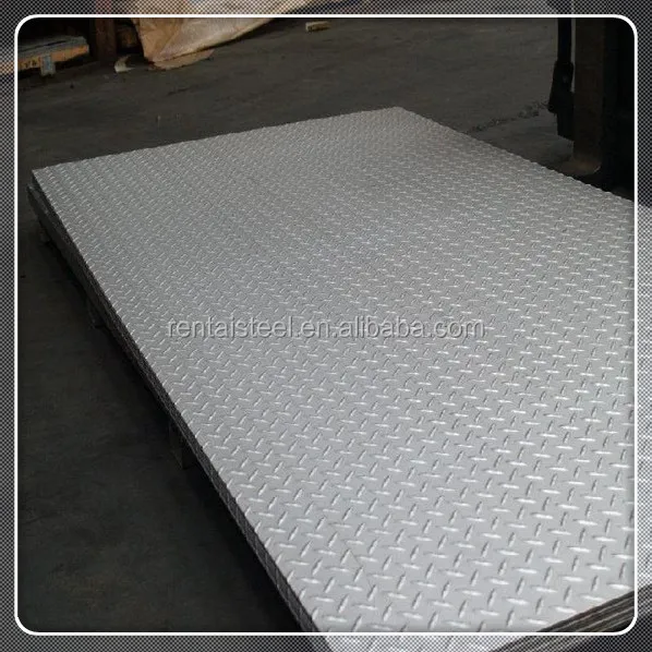 Supply high quality pattern steel plate/checkered/chequered steel coil/plates