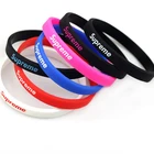 diy logo debossed silicone bracelet rainbow rubber loom bands promotional items silicone wristbands