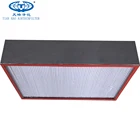 TianHao Ultrafine fiberglass filter paper Stainless Steel Frame High Temperature Oven H13 Hepa Air Filters
