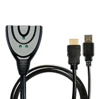 4K@30Hz HDMI splitter 1 In 2 Out Splitter Cable Adapter, with button select control for home theatre system, Full HD