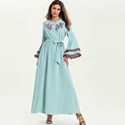 New long tops for women plus size office dress boho tops muslim dress women plus size