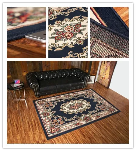 Jute backing Classical cut pile cheap polypropylene PP BCF Machine made floor carpet