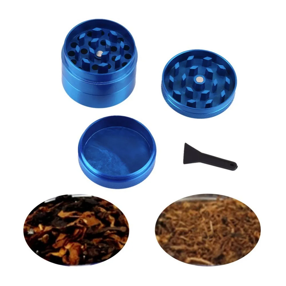 4 parts 40mm 1.968'' CHROMIUM" zinc alloy metal herb grinder crusher Tobacco Spice Crusher smoking grinder sets hot search