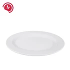 white plastic melamine tableware oval serving tray food carrier plates dishes