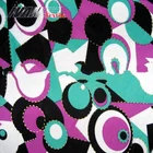 Hot selling double side brushed knitted DTY Printed Fabric for dress