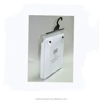 Milk White Printed Slider Zipper Hanger