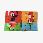 Cheap customized colorful English story paperboard comic baby kid book
