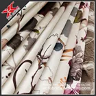 Haining knitted 100% polyester flower design printing fabric for upholstery