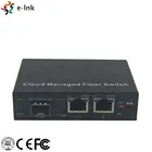 Newly Developed Smart Cloud Managed Gigabit PoE Media Converter with 2 RJ45 + 1 SFP
