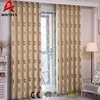 Factory Manufacture new design 100% polyester jacquard hotel blackout curtain
