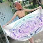 Free sample wholesale 100% Microfiber MOQ 1PCS custom printed sublimation beach towel packaging Rectangular