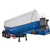 China Bulk Cement Tank Semi Trailer With Air Compressor And Diesel Engine