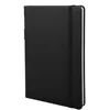 Office Supply Classic Black Customised Design A5 Faux Leather Diary