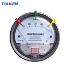 Cast aluminium low differential pressure gauge for indicating air or non-corrosive gas pressure