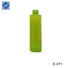 180ml 6oz round pet plastic spray bottle cosmetic packaging fancy container, gel, liquid soap bottle