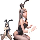 Anime Seishun Buta Yarou wa Bunny Girl Senpai no Yume wo Minai Cosplay Costume Mai Sakurajima Cos Sexy Women Jumpsuit