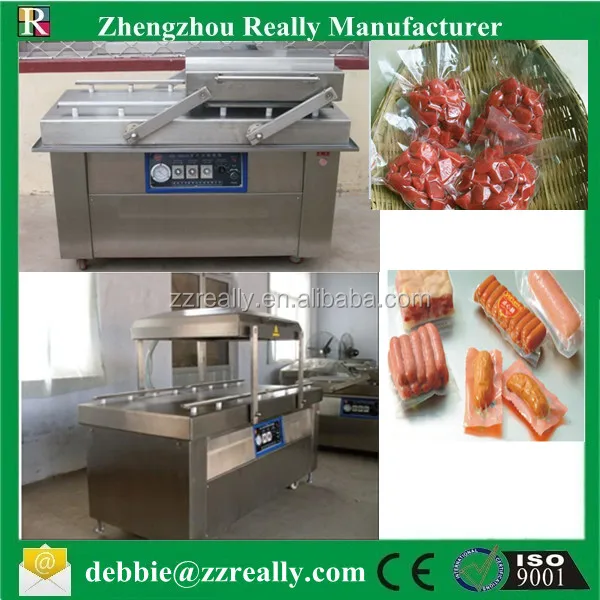 double chamber vacuum packing machine for sea food,salted meat