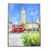 Street View Wall Art Framed Canvas Painting