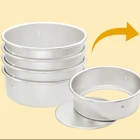 Customized Aluminium Baking tools With round live Bottom Cake pan