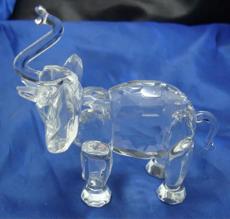 2014 nouveau design cristal figurine d'éléphant
