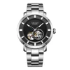 Megir Automatic Mechanical Business Watch 5ATM Waterproof Stainless Steel Wrist Watches for Men