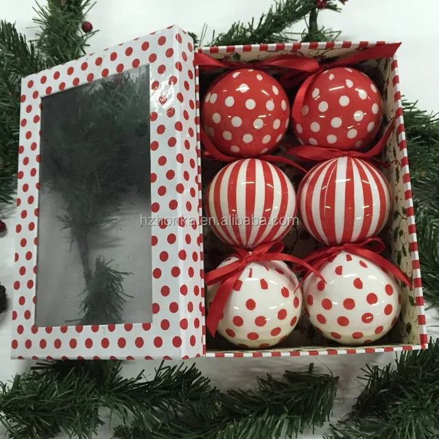 dots christmas balls