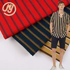 High Quality Fashion Design Yarn Dyed Woven Stripe 100% Cotton Fabric For Mens Shirt