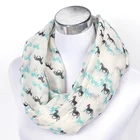 China factory fashion Bali yarn printing horse animal scarf