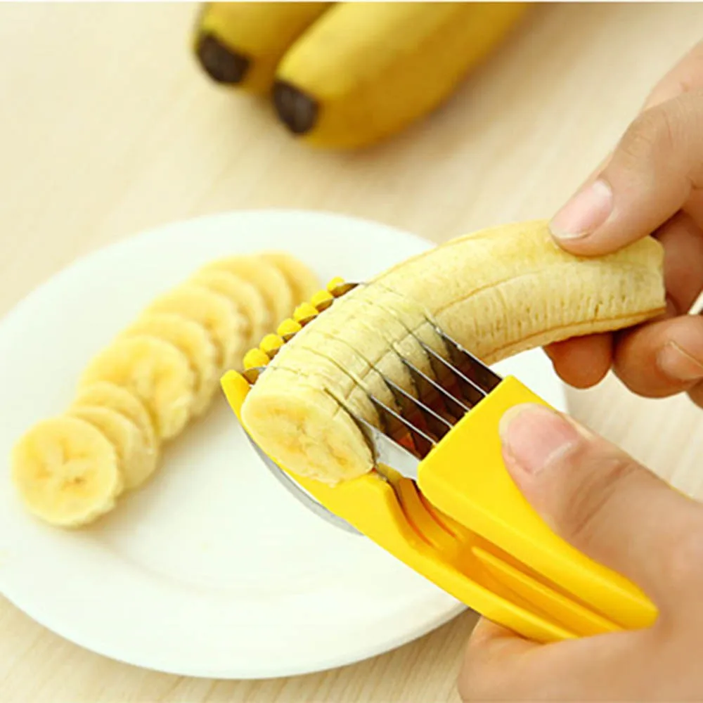 Banana Slicer Chopper Cutter Cucumber Vegetable Peeler Salad Home Tool Fruit Cucumber Vegetable Slicer kitchen Tools KC1011