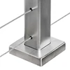 304/316 modern stainless base plate / stainless steel handrail handrail fitting base/steel square post base plate from Guangzhou