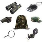 Kids Outdoor Backyard Exploration kit (7 Pieces) Explorer Adventure,Camping,Hiking