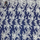 100% polyester cotton lace trim white women chemical guipure lace fabric