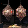 Moroccan Vintage Crystal Chandelier Southeast Asian e27 iron pendant lights