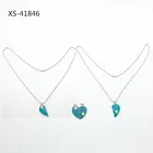 Best Love Give Best Friend Necklace Popular Pendant Heart-shaped Necklace Charm