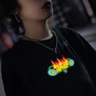 New Sound Activated LED EL T-Shirt for children