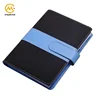 Wholesale custom PU cover personal paper notebook office pocket diary with pen