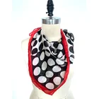 Dot Square New Polyester Elegant Thin Silk Beach Scarf
