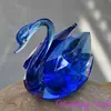 Dark Blue Crystal Wedding Swan Souvenir For Party Decoration