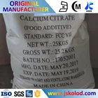 Calcium citric acid salt food additive