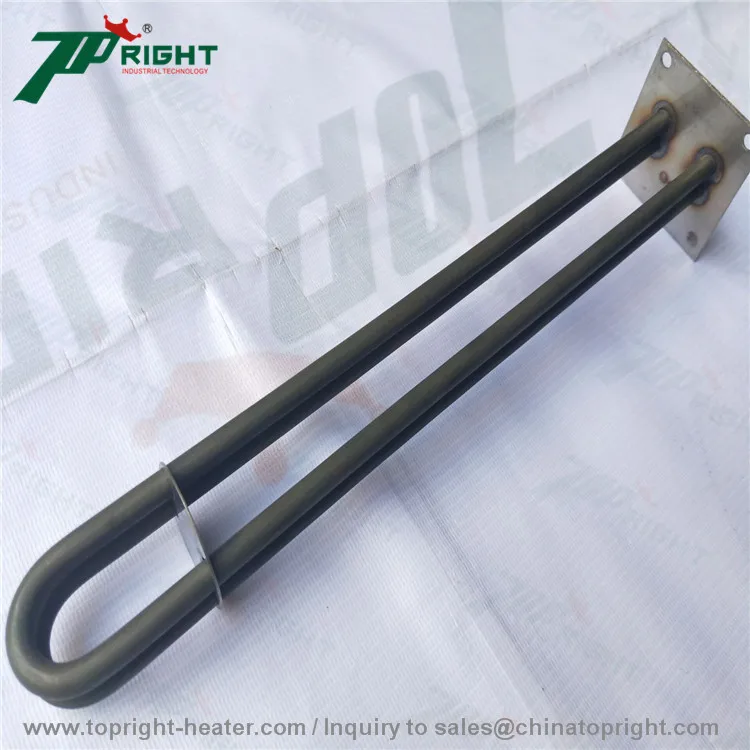 4kw 220v electrical thermostat tubular heater, industrial immersion tubular heating element