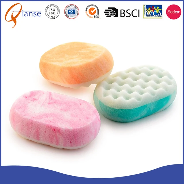 best seller colorful body bath sponge soap holder